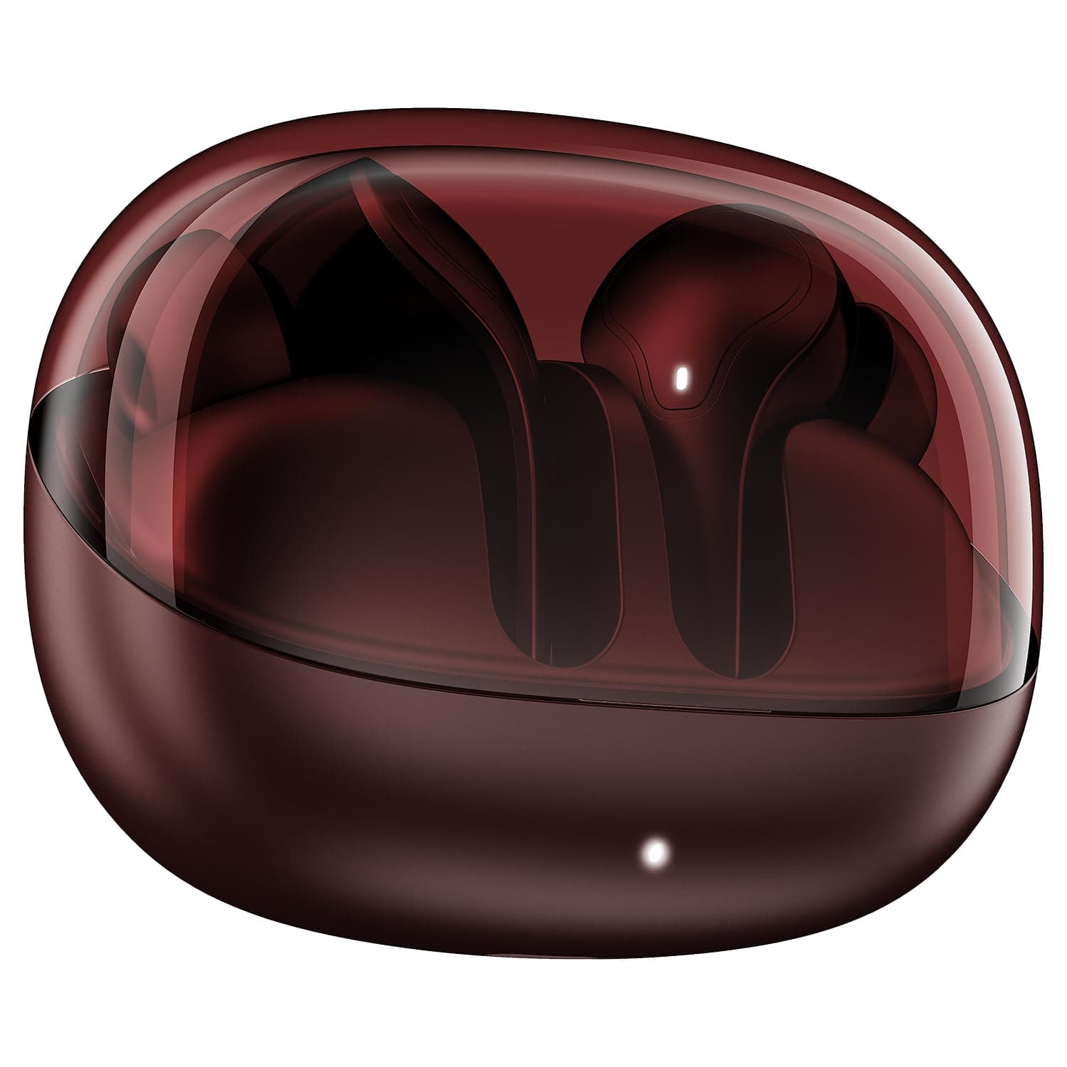 Airdopes Plus 311, Glass Design, ENx Tech, Fast Charge, 50 Hrs Battery, Stream Ad Free Music via App Support Bluetooth Earbuds, TWS Ear Buds Wireless Earphones with mic (Crimson Red)