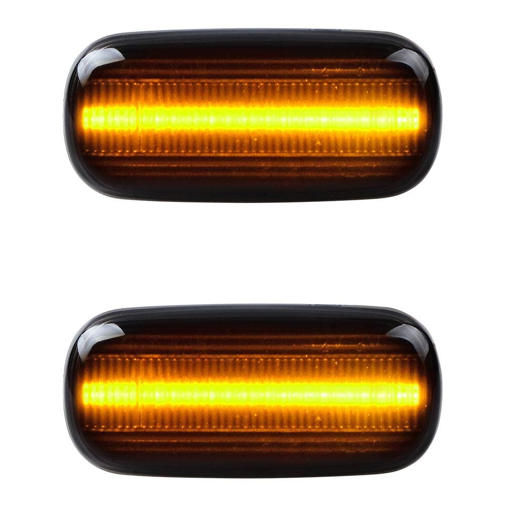 Astra Depot Compatible for Pair Sequential LED Side Indicator Marker Light Audi A4 S4 B6 RS4 B7 TT 8J Roadster A3 8P A6 S6 Allroad C5 A8 D3