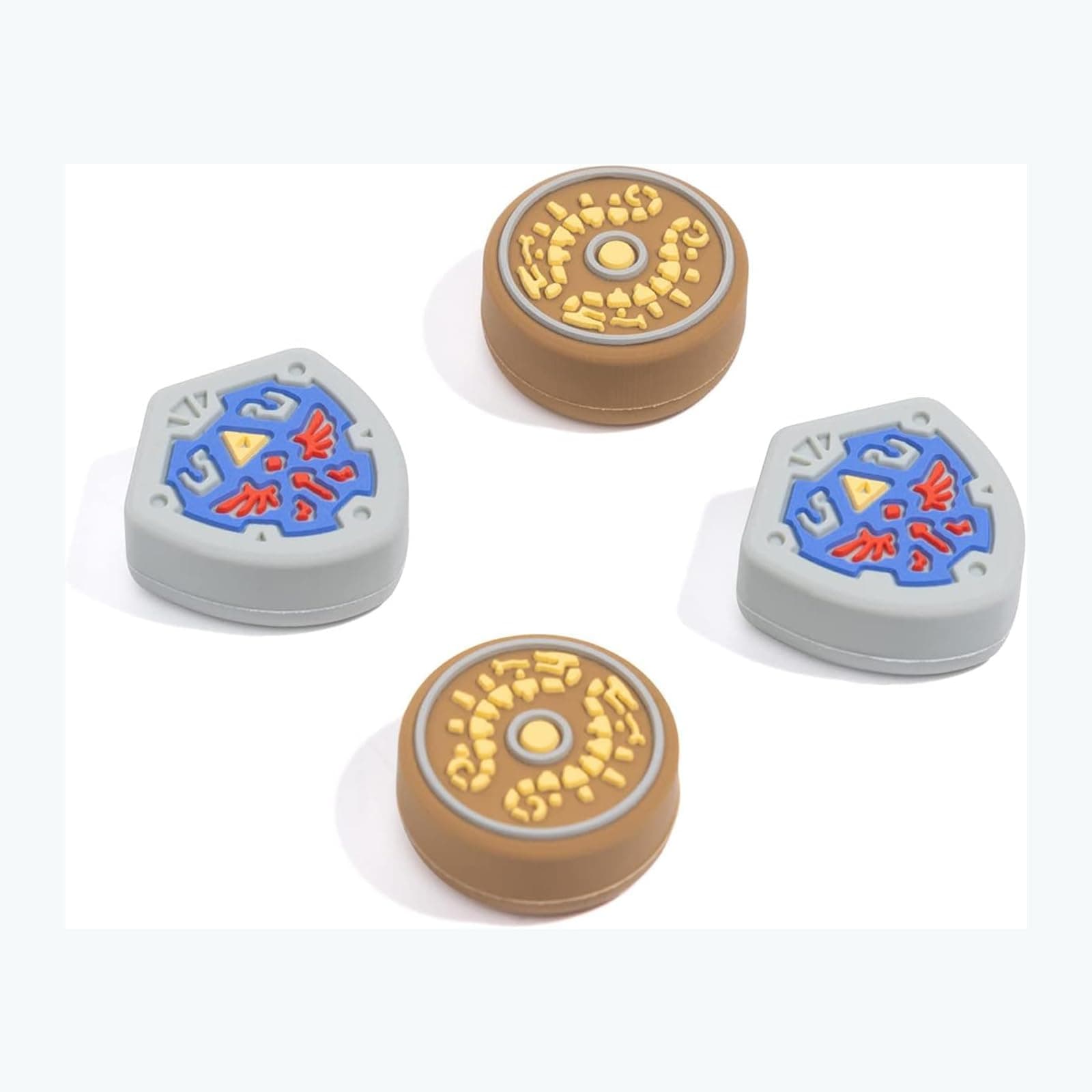 Cute Switch Thumb Grips Caps Compatible with Nintendo Switch OLED/Lite Console, Soft Silicone Analog Stick Button Cover for Ns Joycon Controller, Kawaii Joystick Cap (4PCS, Sword)