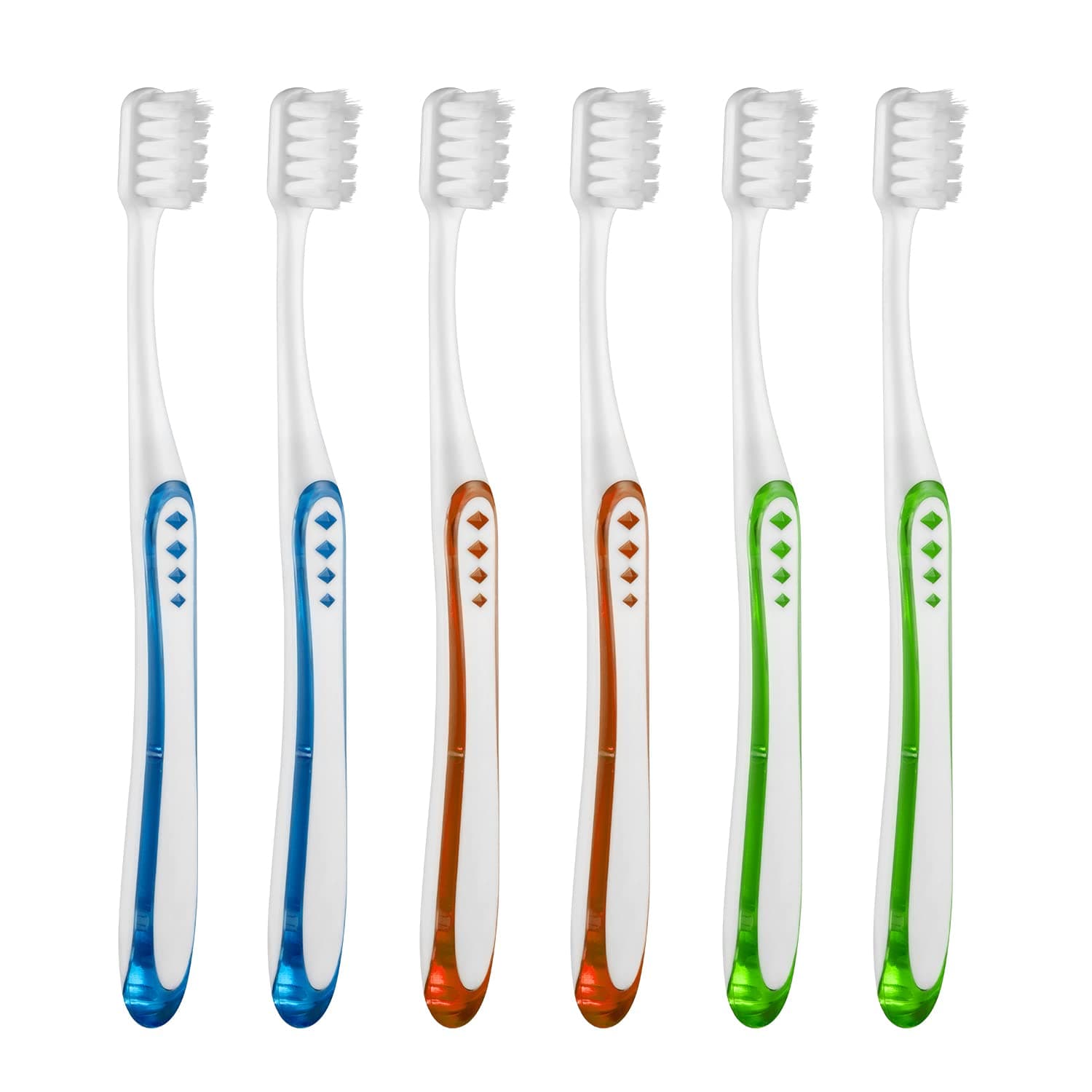 Extra Soft Toothbrushes for Adults, with 10000 Micro Nano Bristles, for Sensitive Teeth and Gum Recession (Compact Head, 6 Count)