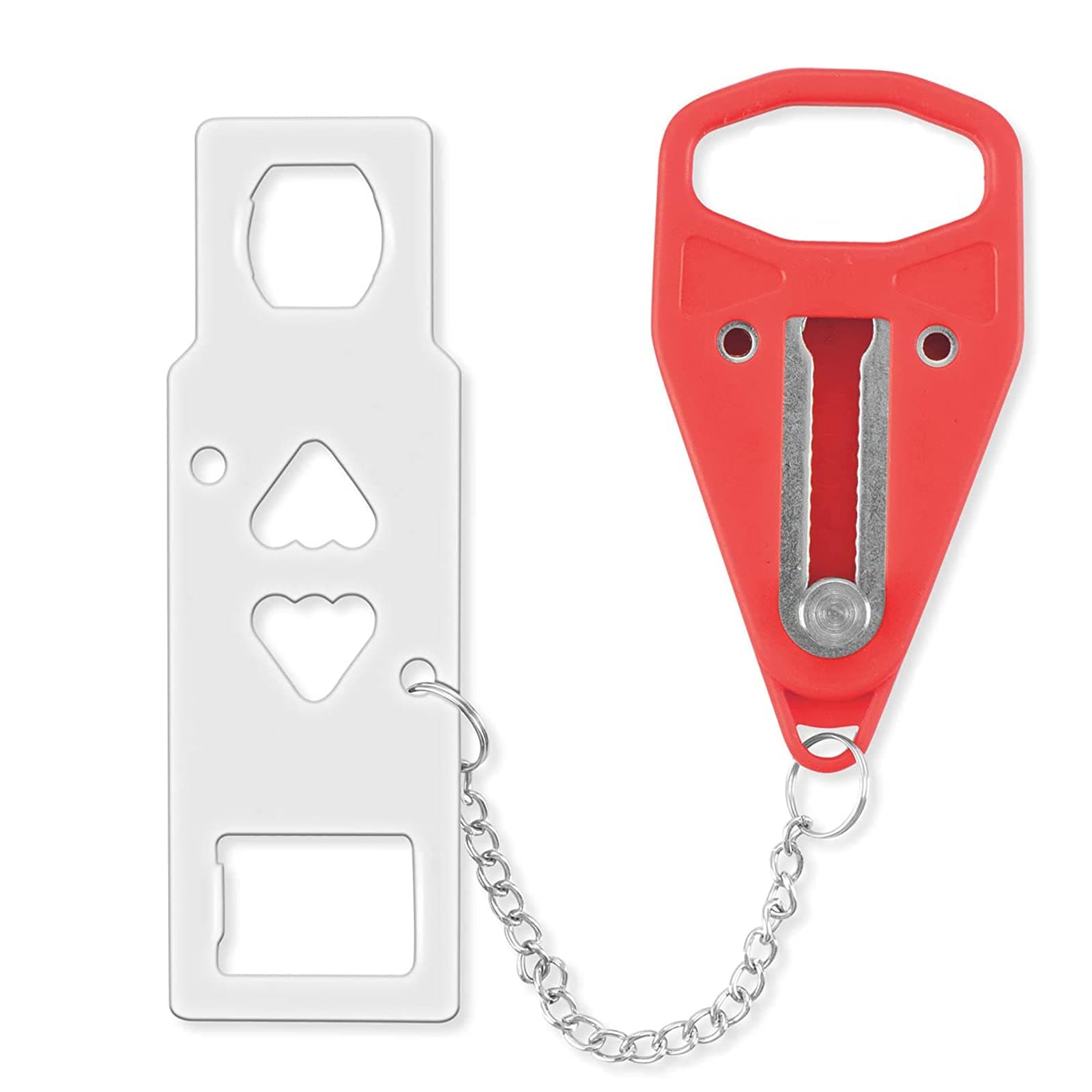 MOLIMI Portable Door Lock, Extra Home Security Door Locker for Additional Privacy and Safety, Prevent Unauthorized Entry, Protect Family Security in Traveling,Home,Bedroom,Hotel,Apartment