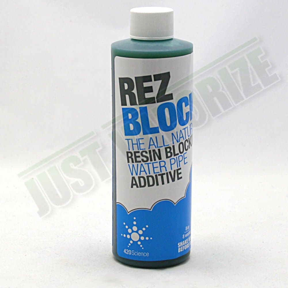 Rez Block - All Natural Resin Blocking Water Pipe Additive - 8 oz