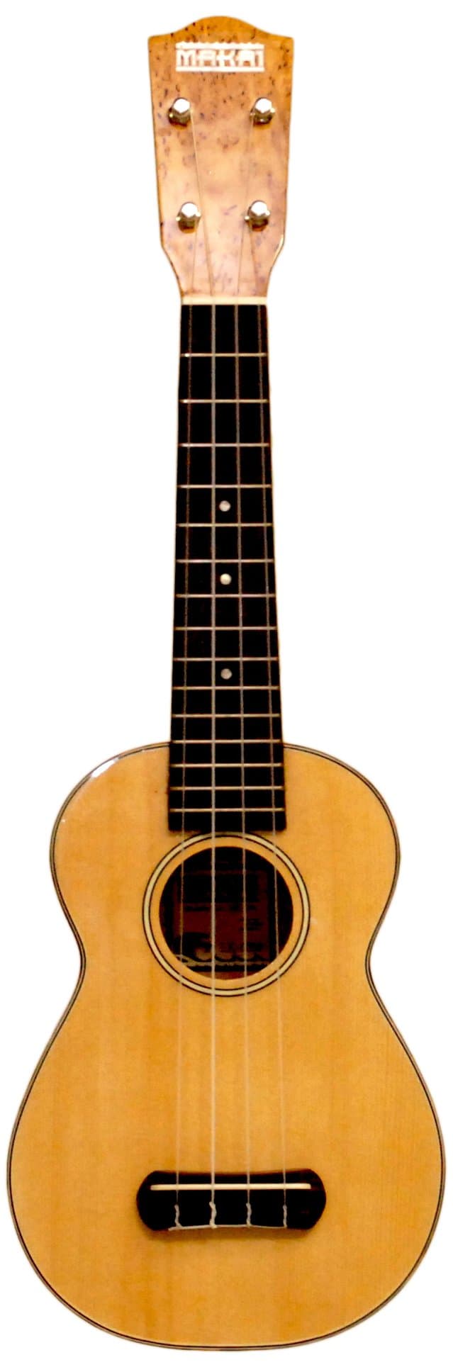 Makai LK-60M Solid Spruce Marblewood Soprano Ukulele