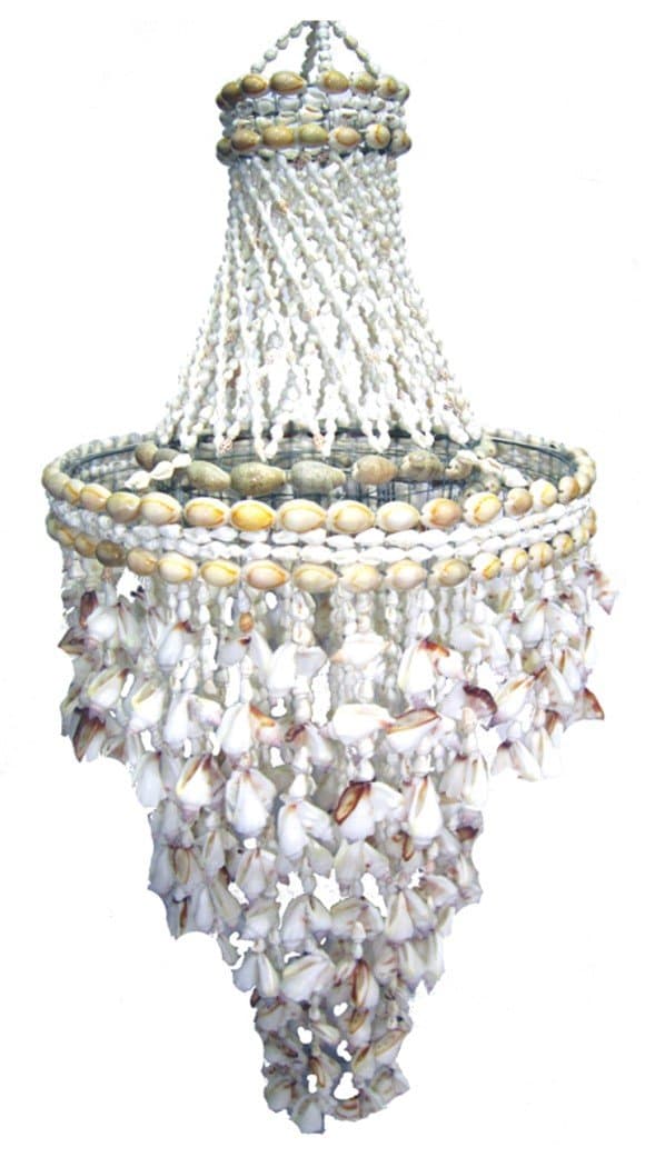 Chula Chandellier Shell Chime 27 Inches Long