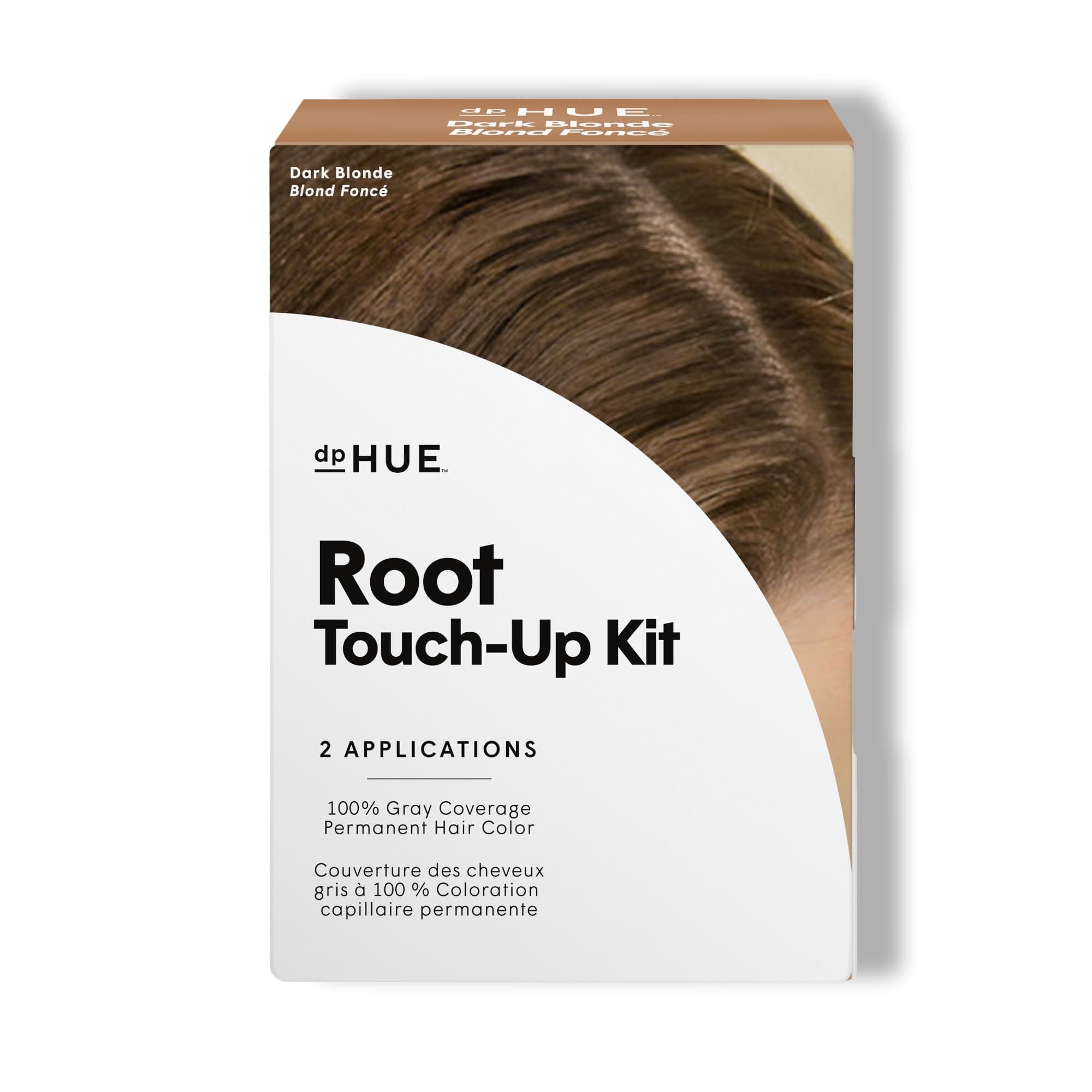 Root Touch-Up Kit - Dark Blonde, 2 Applications - Permanent Grey Hair Touch Up & Root Cover Up Solution - Low Ammonia, Salon-Quality Creme Hair Color Made in Italy