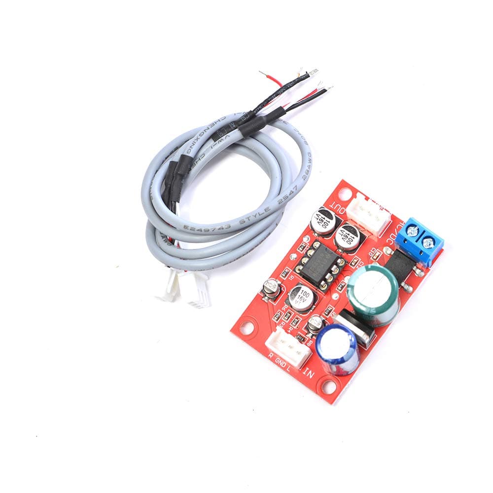 Comimark 1Pcs DIY NE5532 Dynamic Microphone Stereo Preamp Amplifier Board DC9-24V AC8-16V