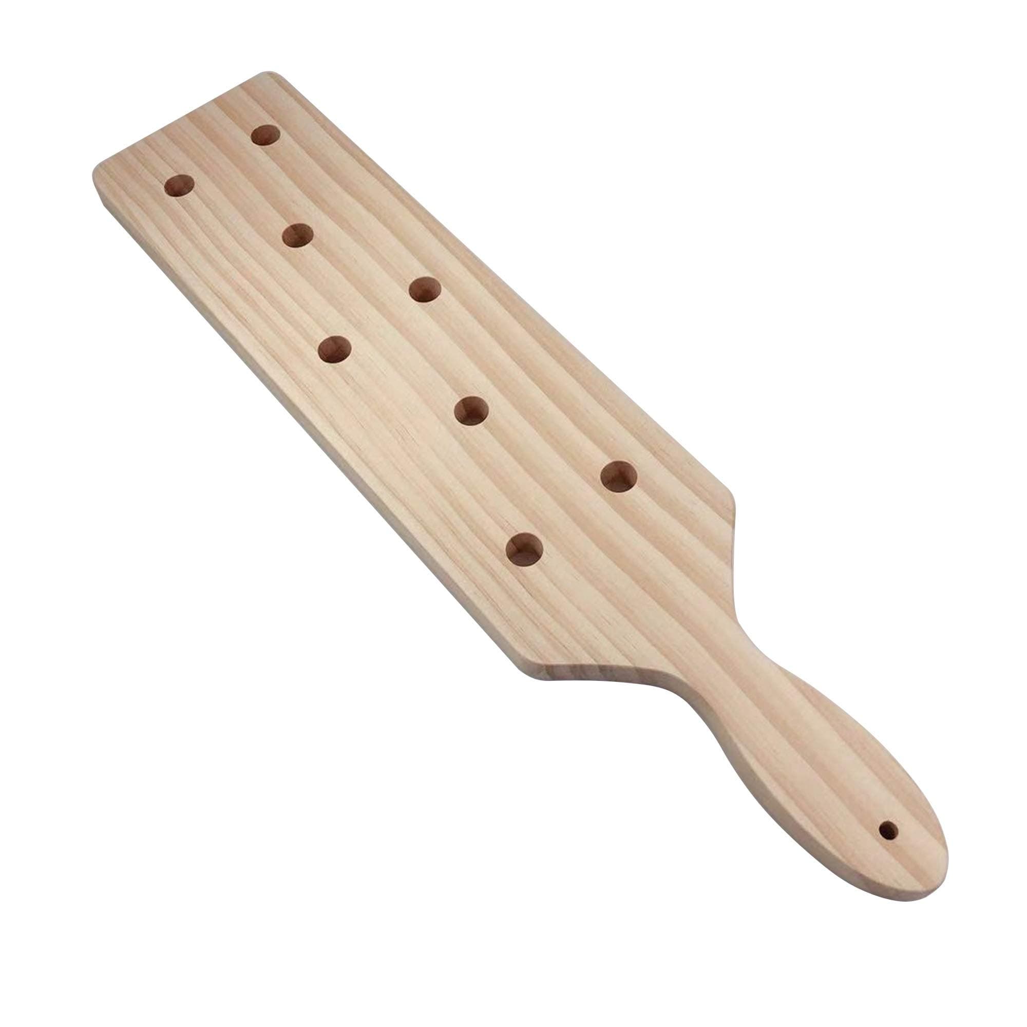 Yonor 18" Solid Durable Smooth Wooden Paddle with Airflow Holes (18" Paddle)