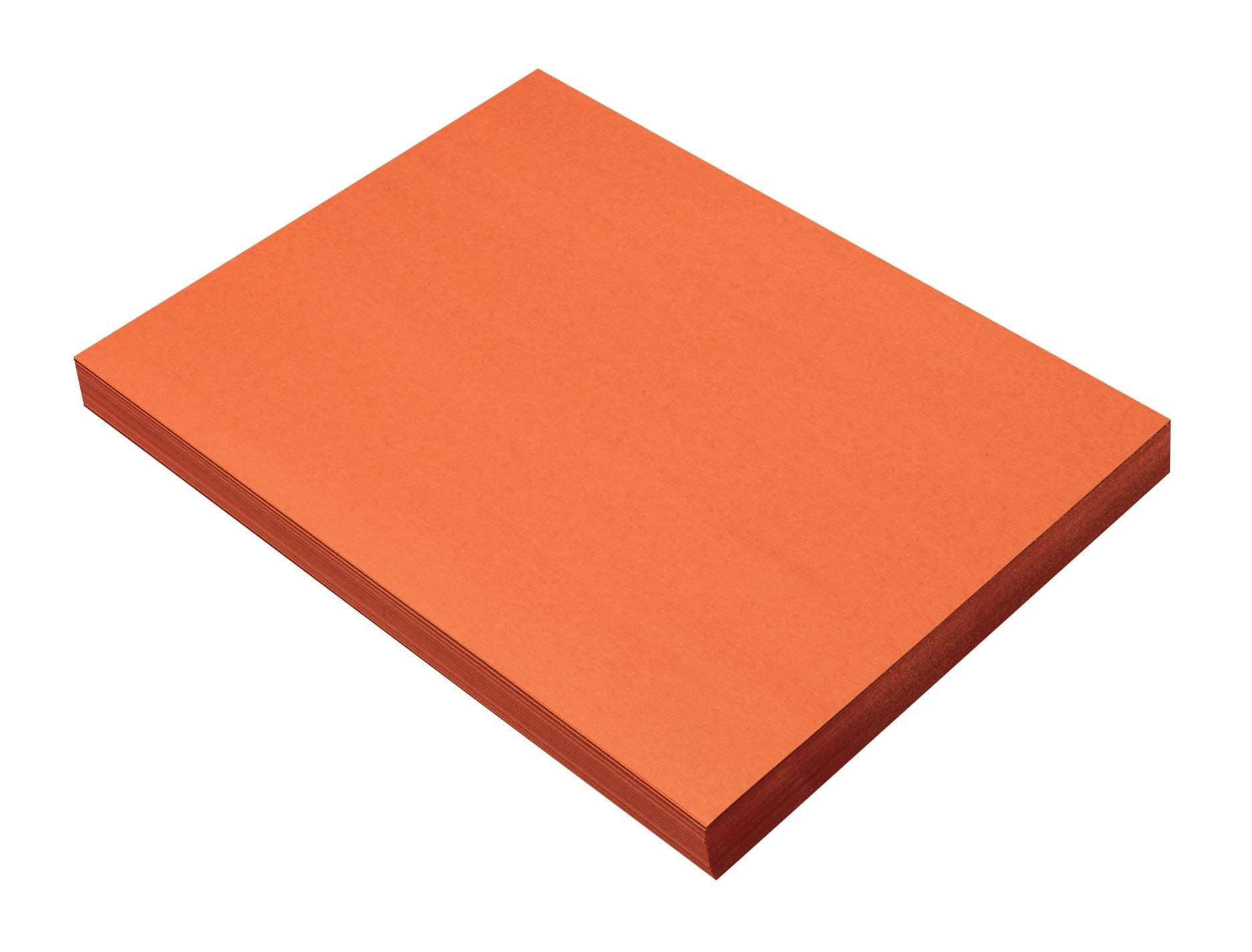 SunWorks Construction Paper, Orange, 9" x 12", 100 Sheets