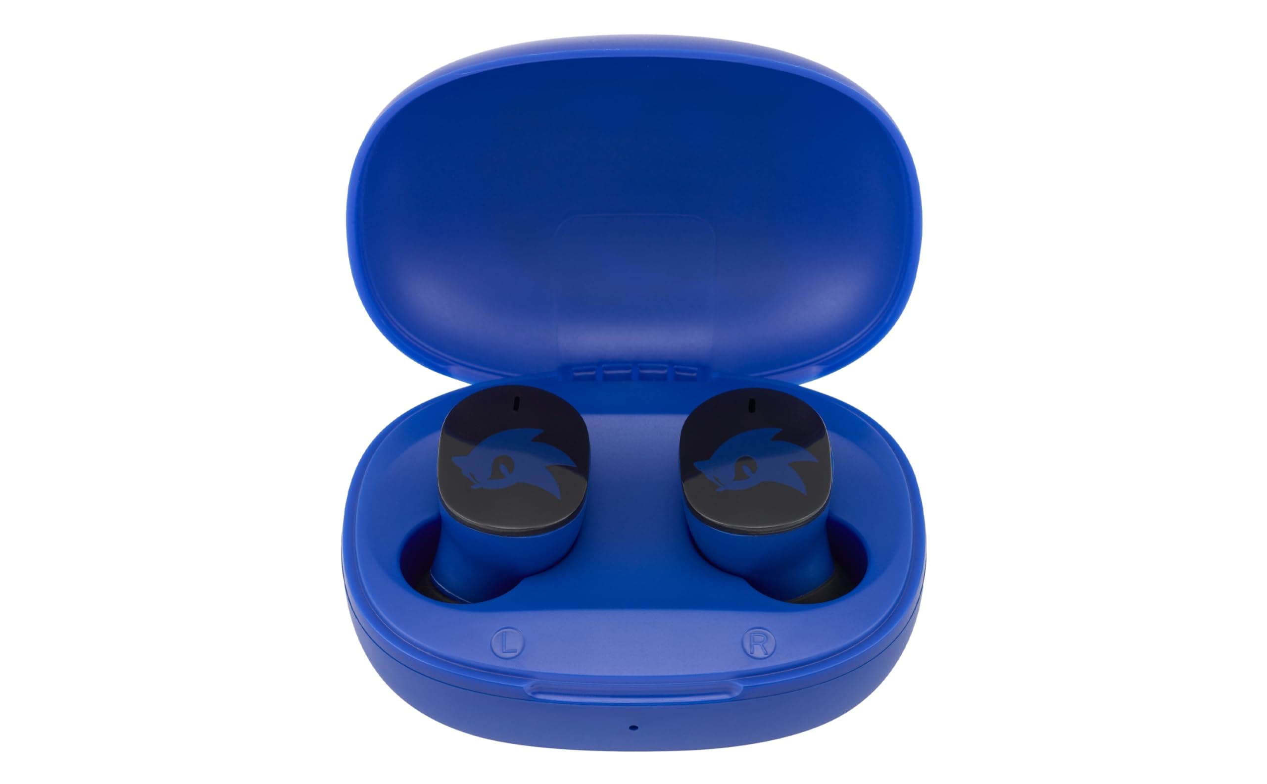 eKids Wireless Earbuds with Microphone, Bluetooth Earbuds with Charging Case for Ear Buds, Designed for School, Home, or Travel (Sonic)