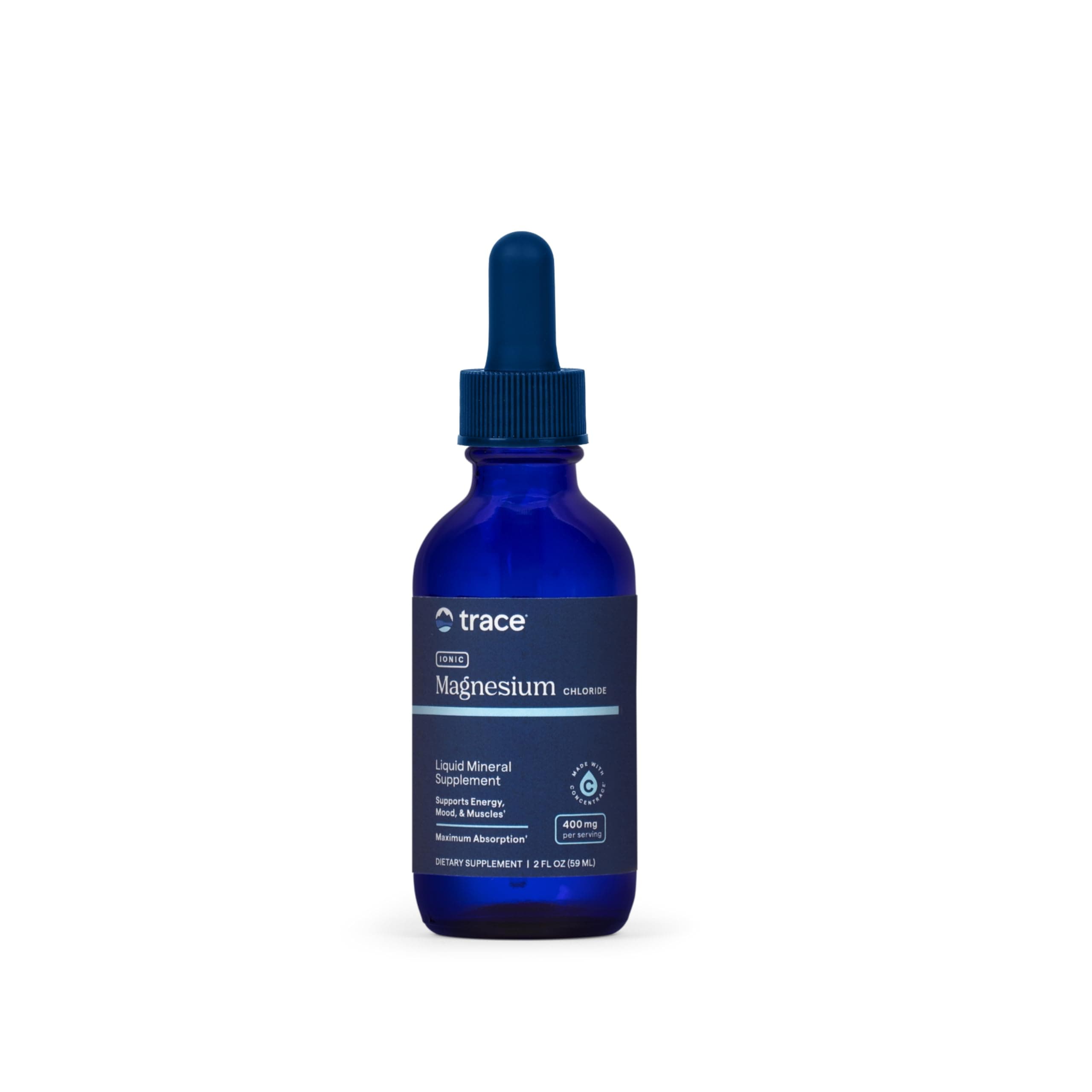 Ionic Magnesium - Liquid Ionic Magnesium for Supporting Essential Body Functions - Energy, Immune, Muscle & Nerve Support - Natural - Full-Spectrum Minerals - 2 fl oz