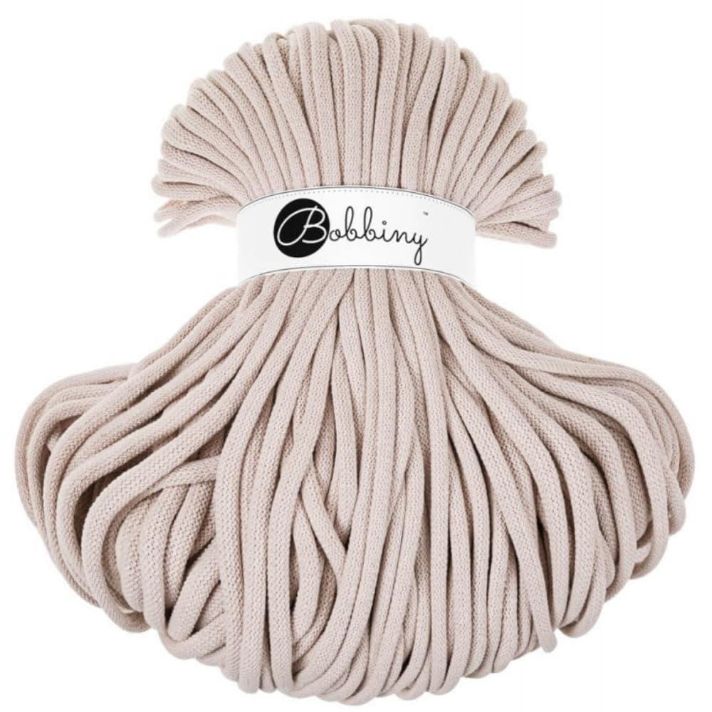 Jumbo 9mm Braided Macrame Cord (Nude) 100m