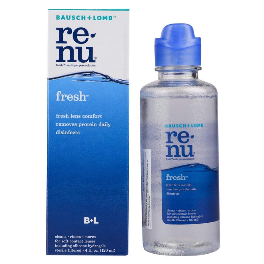 Renu Fresh Multi-Purpose 120Ml Contact Lens Solution (Pack Of 1)