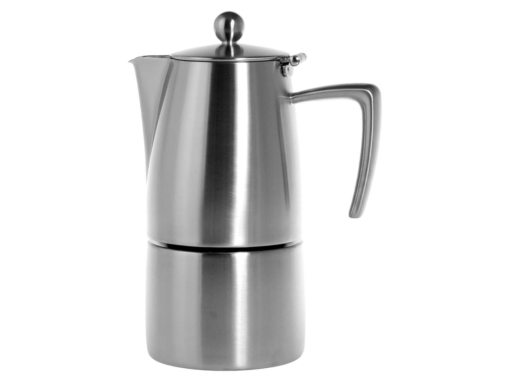 IlsaCoffee Maker "Slancio" for Induction - Inox 18/10 4-cup