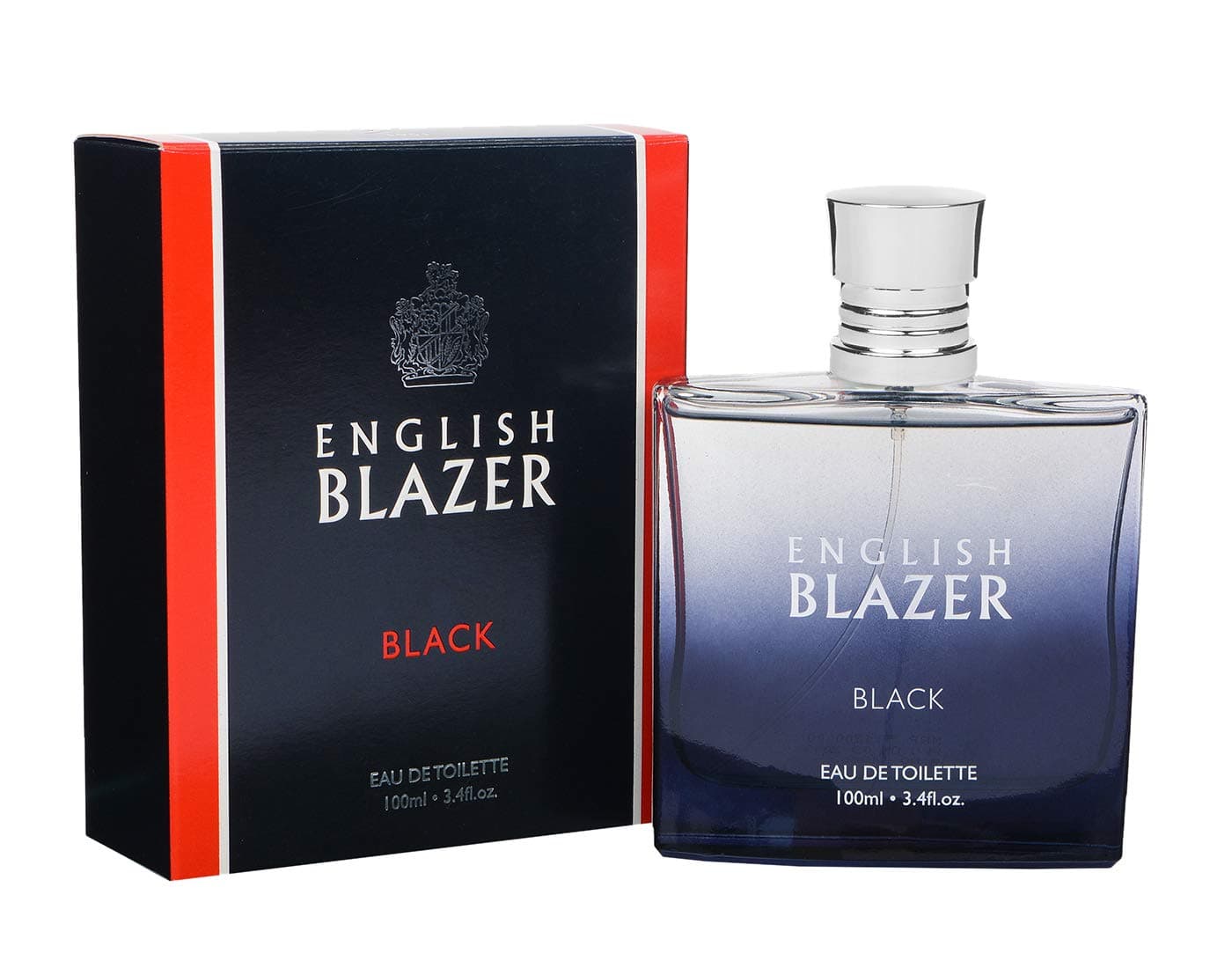 English Blazer Black Eau De Toilette for Men, 100 ml