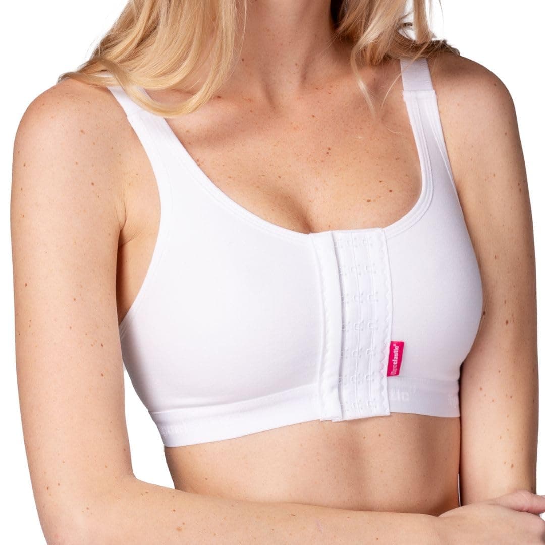 PI Active - Mastectomy Bra, Post Surgery Bras for Women Front Closure, Compression Bra for Women
