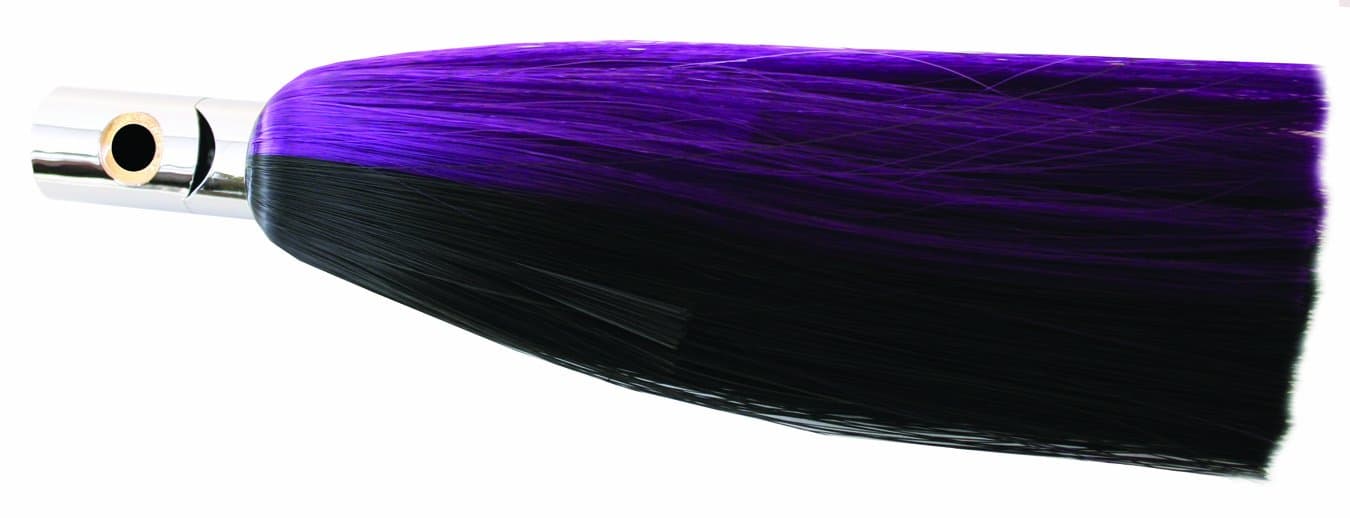 ilandHolo Lure, 8.5-Inch, Chrome Head, Black and Purple