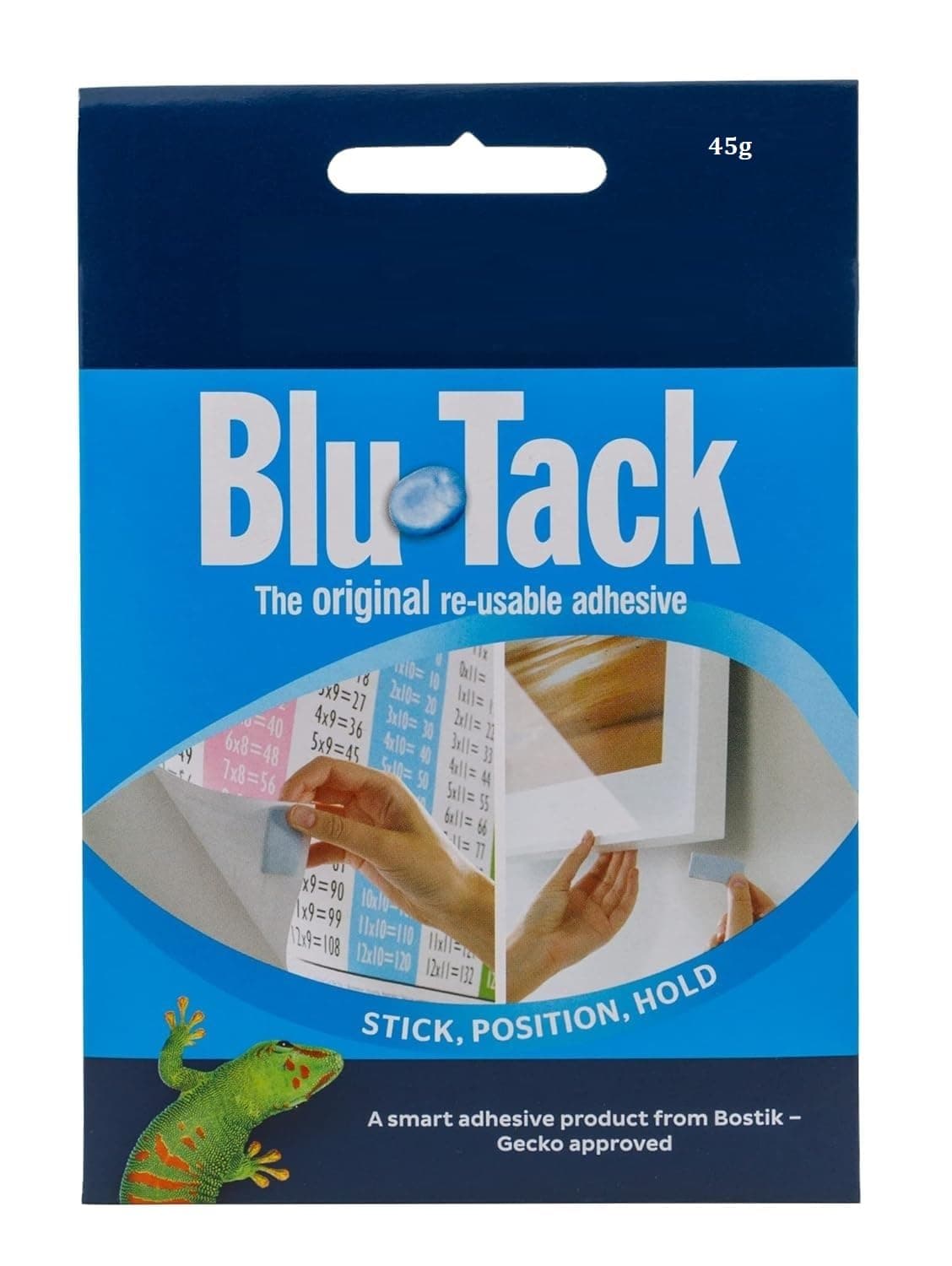 Lucky Blu Tack, Multipurpose Reusable Adhesive, Clean, Safe & Easy to Use, Non-Toxic, Handy (Size-45grams) Pack of 1