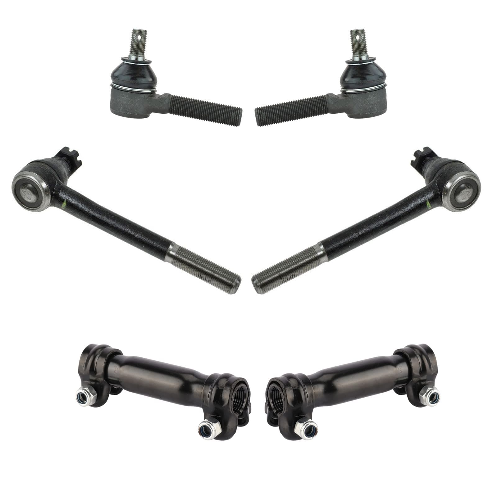 TRQFront Inner and Outer Tie Rod Set Compatible with 1979-1995 Toyota Pickup