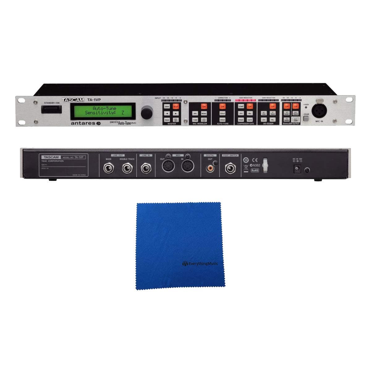 Tascam TA-1VP Antares Auto-Tune Vocal Processor with Microfiber