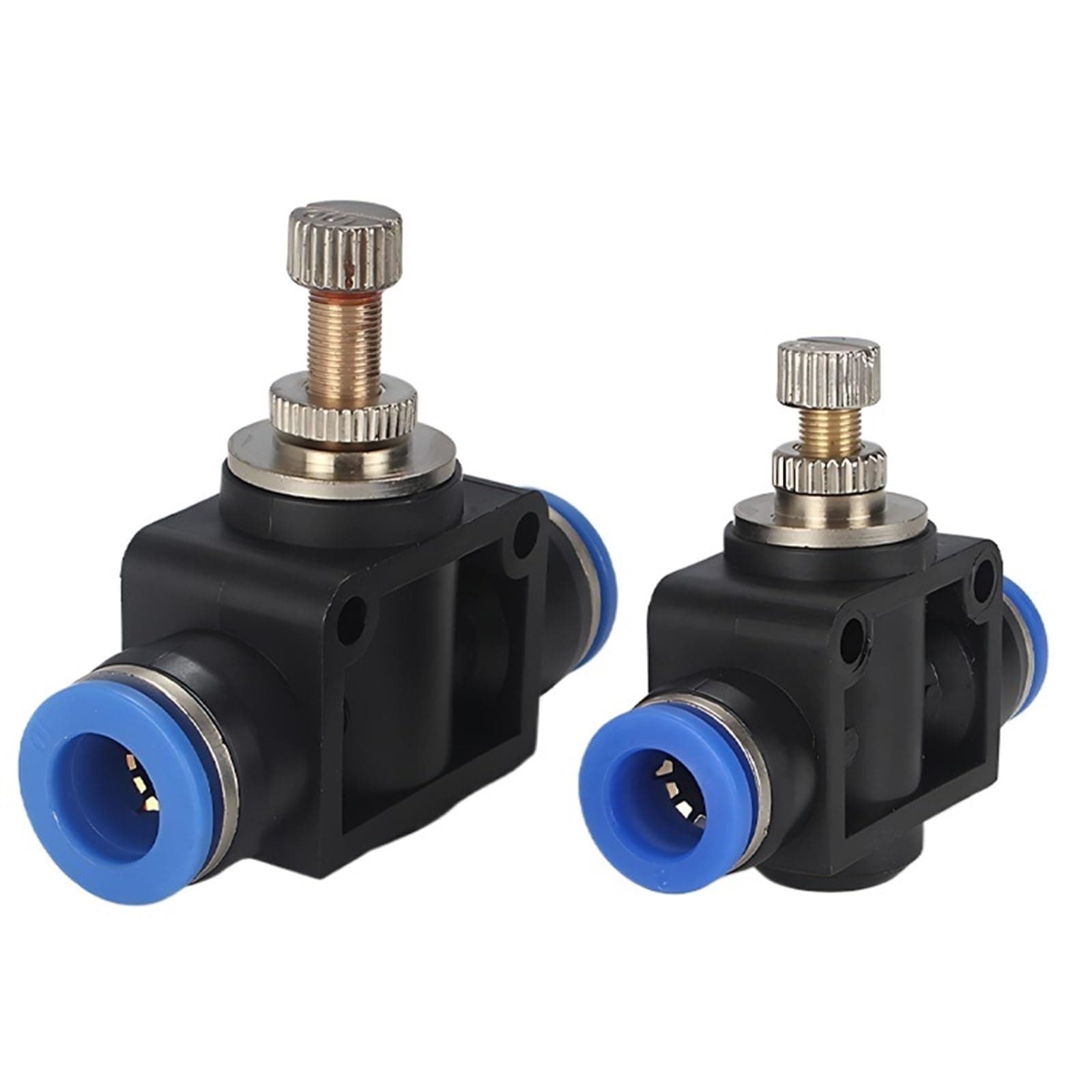 20 PCS SA-4,SA-6,SA-8,SA-10,SA-12 Pneumatic Flow Speed Control Valve,Push in Speed Controller, Pneumatic Quick Fittings(SA-12)