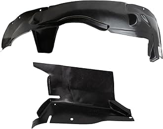 TRQ Inner Fender Liner Set Compatible with 2006-2011 Chevrolet Impala GM1250122 GM1251134