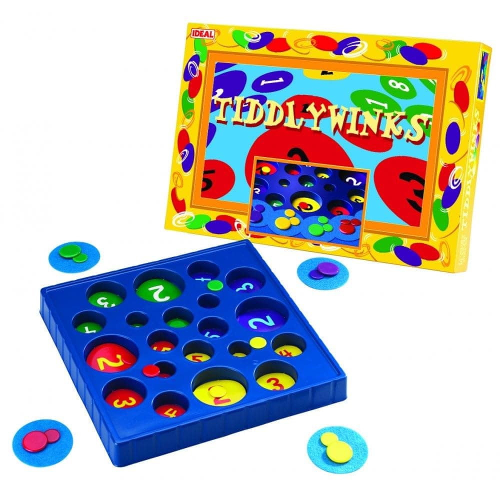 Tiddlywinks: traditional board game | Classic Board Games | For 2-4 Players | Ages 3+