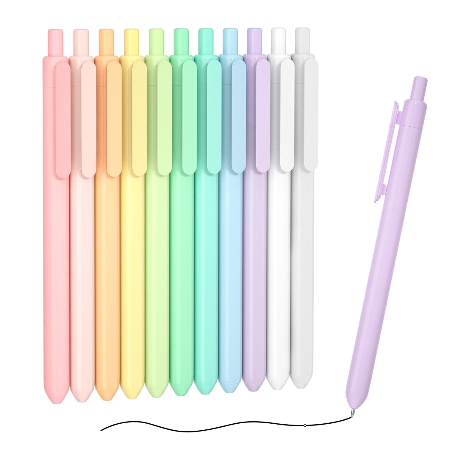 11 Pack Pastel Gel Ink Pens