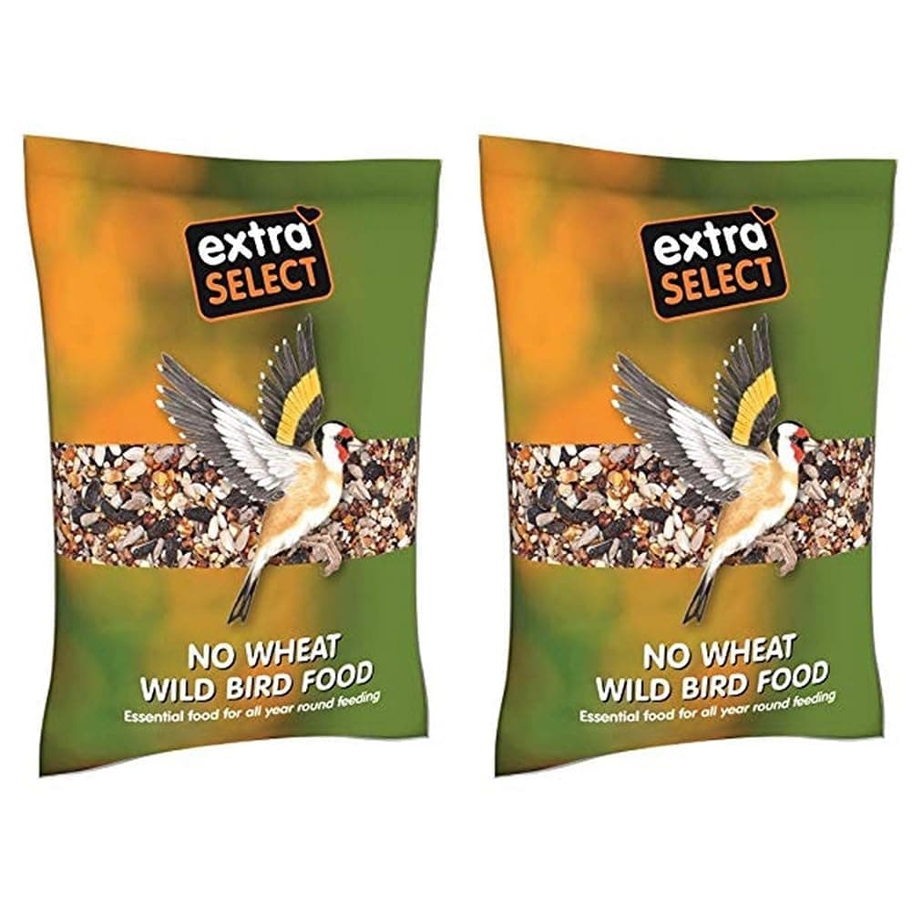 Extra Select No Wheat Wild Bird Food, 2 kg (Pack of 2)