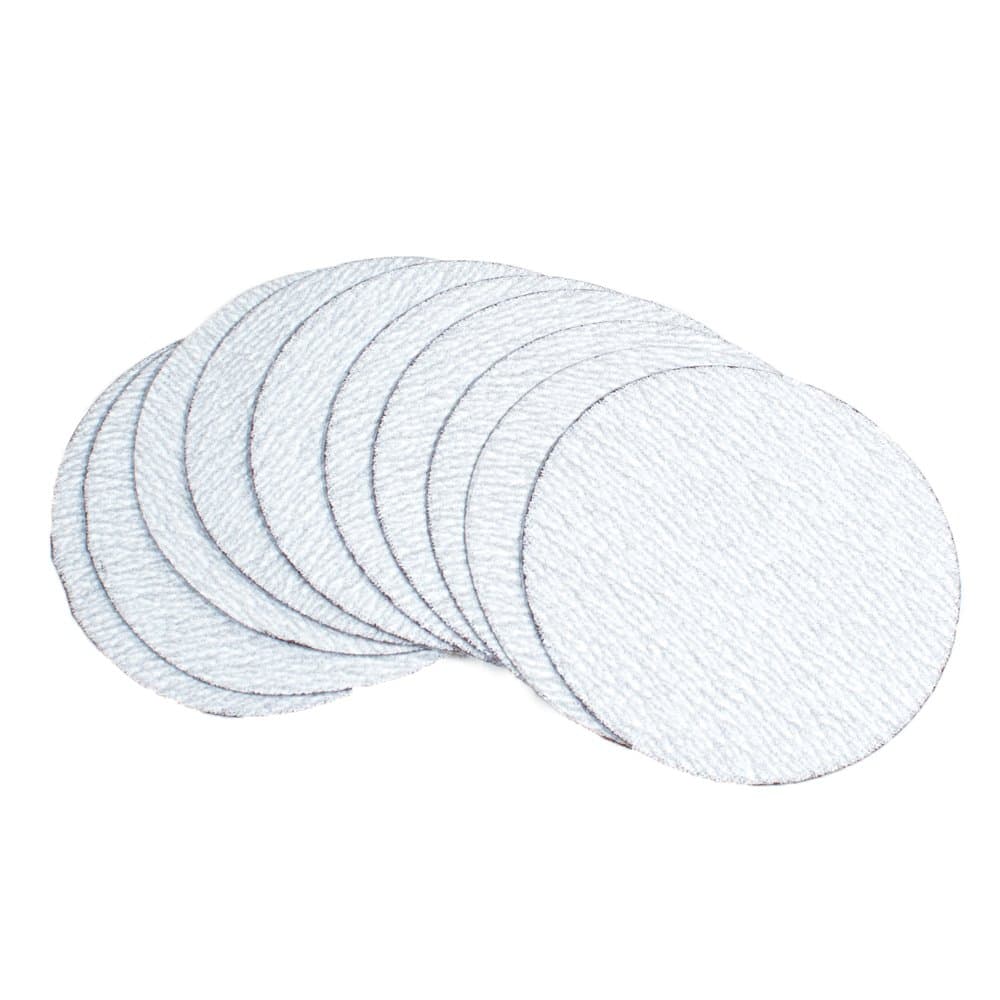 3" - 220 Grit Aluminum Oxide Hook and Loop Sand Paper Discs (100 pcs)