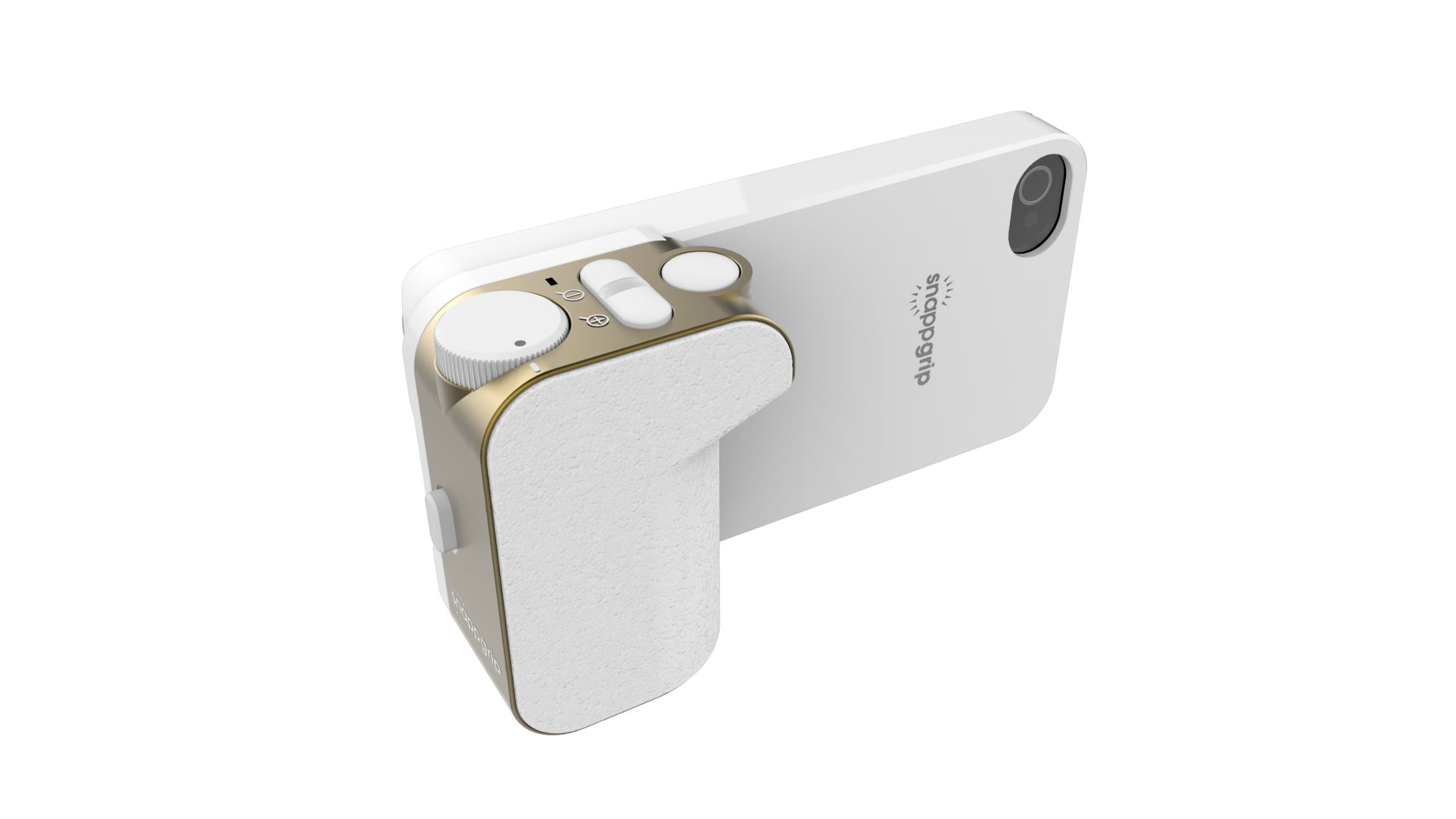 Snappgrip Camera Controller Case for Apple iPhone 4S - White