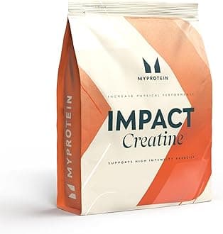 Myprotein Impact Pure Creatine Monohydrate Powder | 500g (147 Servings) | Micronised Creatine for Strength & Muscle Growth | 3g Per Serving | Supports High-Intensity Training & Recovery | Unflavoured