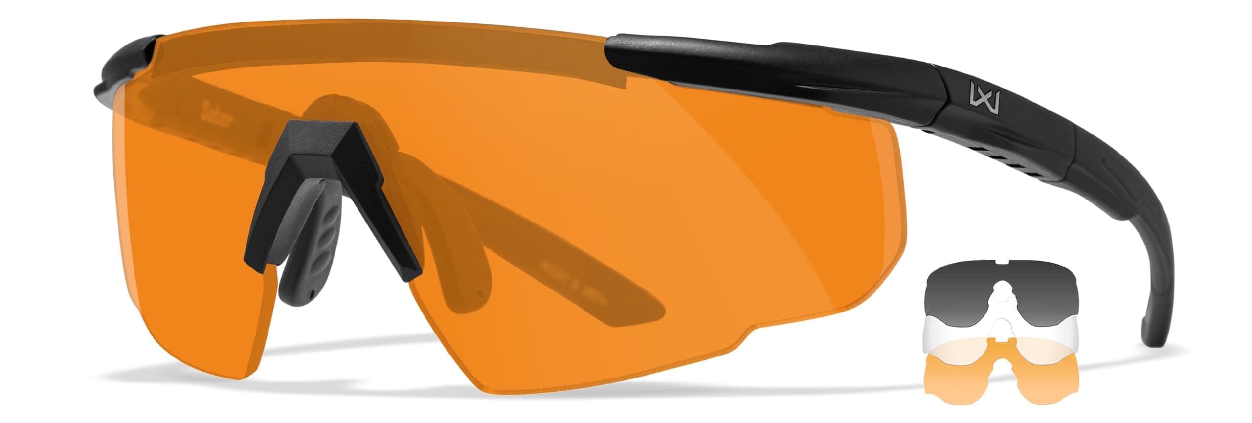 Saber Advanced Sunglasses Matte Black Frame 44-25-120