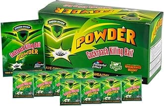 royalkart Green River® Cockroach Killing Bait Killer | Effective Miraculous Powder Sachets (Pack of 10)