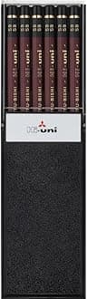 Uni Wooden Pencil, 5B, Box of 12 (HU5B)