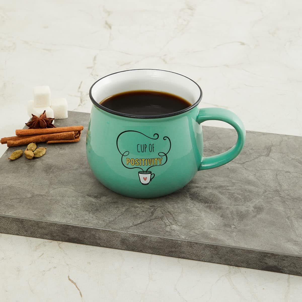 Home Centre Bakers Pride Printed Cup, Green, Standard