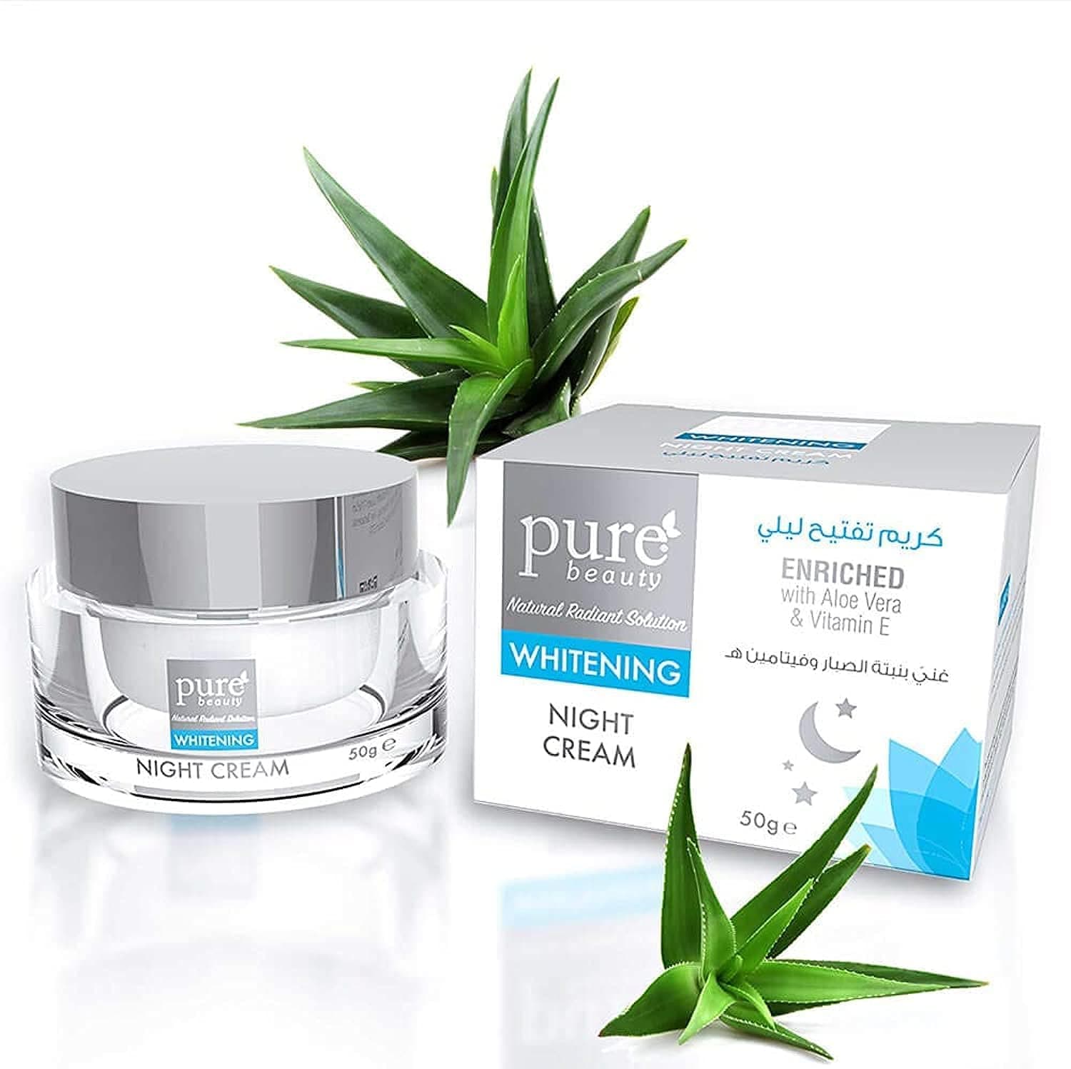 pure beauty Whitening Night Cream - 50 g