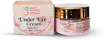 Beauty Bestowe || Under Eye Cream for Dark Circles Removal Women/Men Gel based, Organic, Natural, Rich, Anti-Puffy, Wrinkle Care & Glow (Model 07)