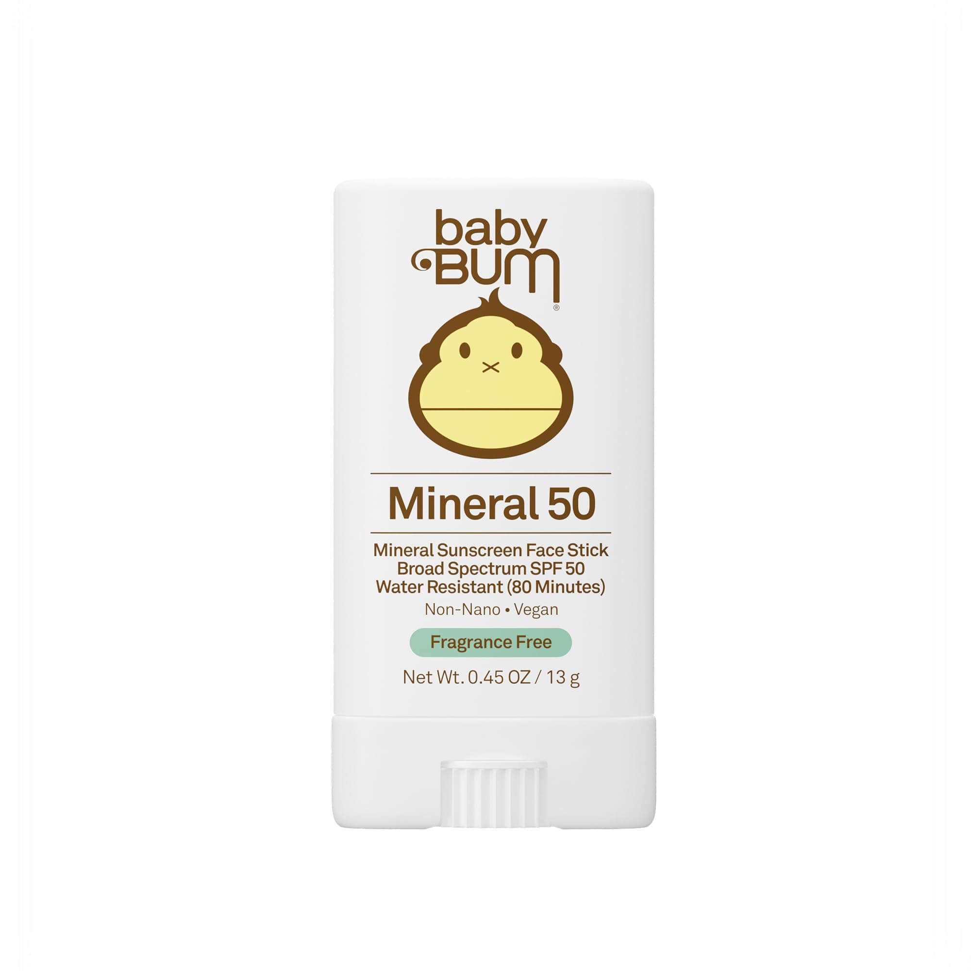 Sun Bum Baby Spf 50 Face Stick, 0.45 Oz.