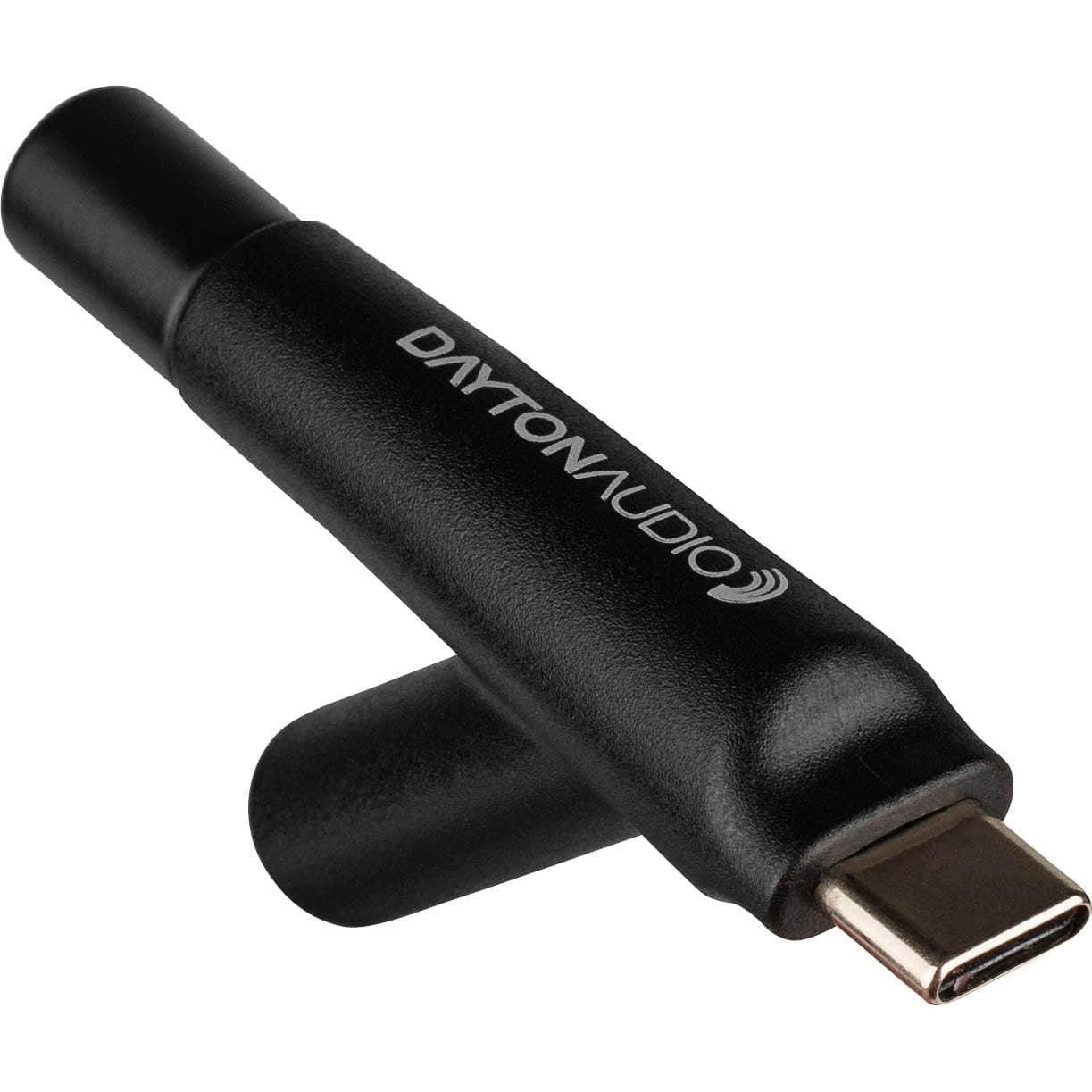 DAYTONAUDIO iMM-6C Calibrated Measurement USB-C Microphone for iPhone, iPad Tablet and Android,Black