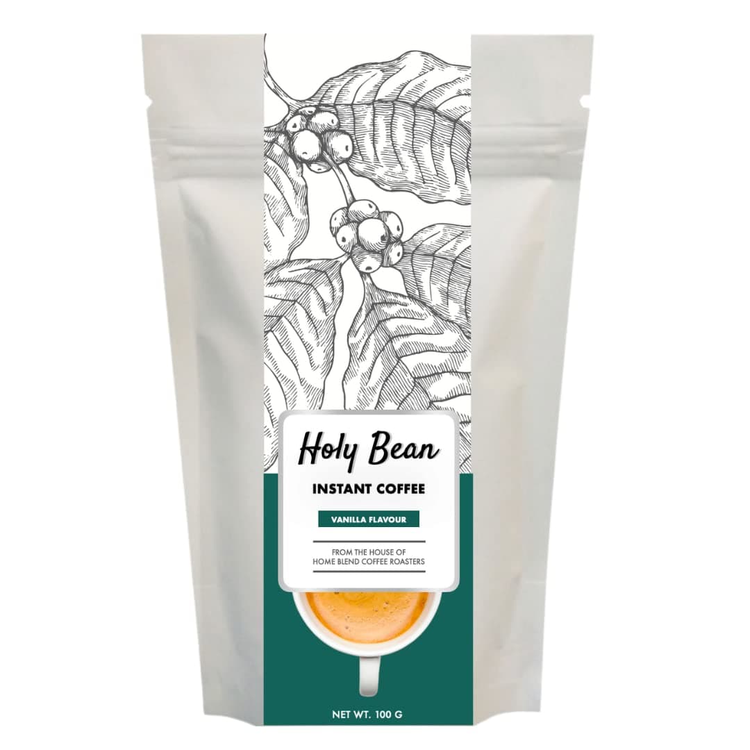 Holy Bean - Instant Coffee - Vanilla Flavour - 100g, Bag