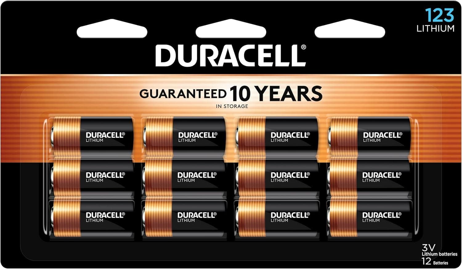 Duracell 123 High Power Lithium Batteries - 12 Count