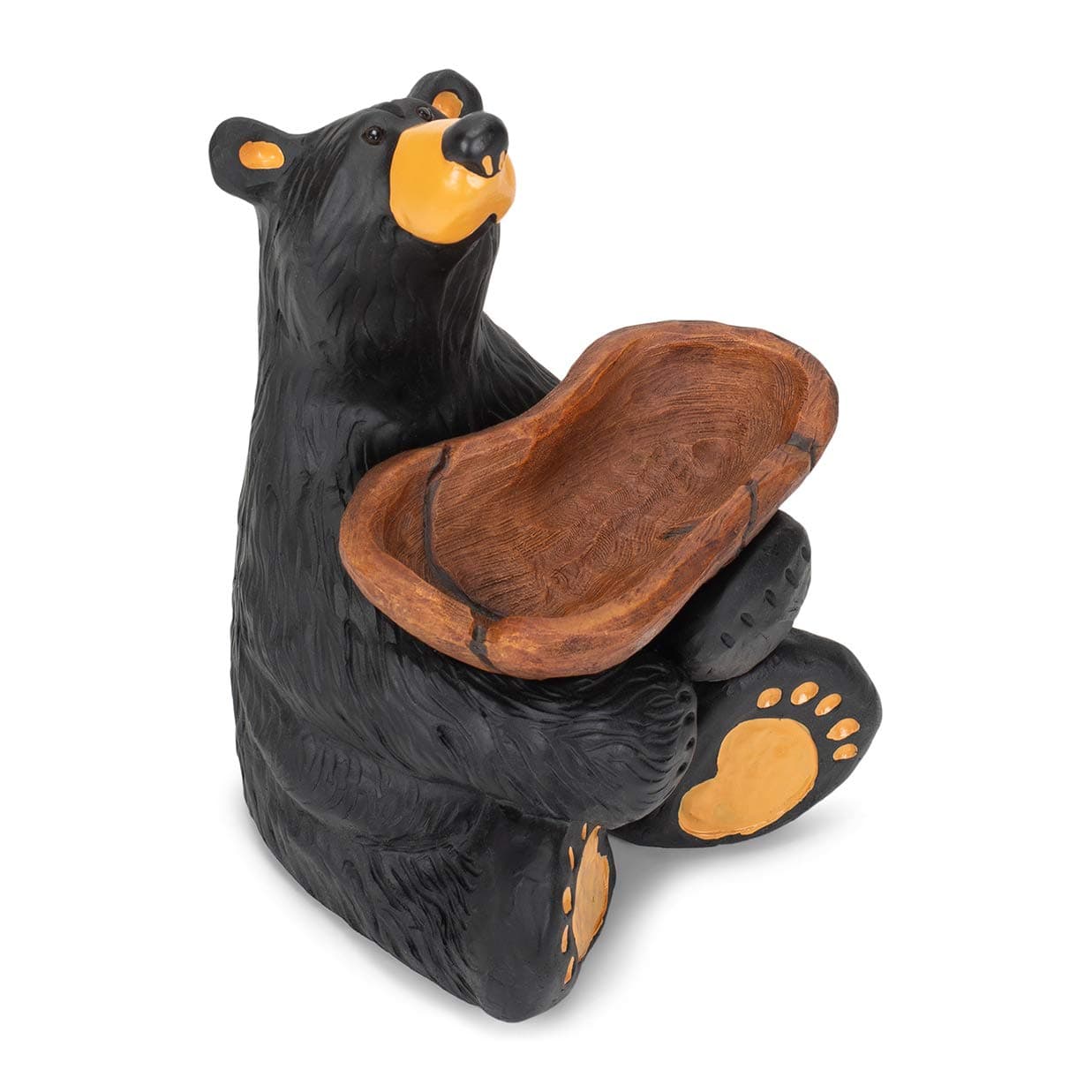 DEMDACO Bearfoots by Jeff Fleming Jeeves Bear Black Bear 6.5 x 4 Hand-cast Resin Figurine Sculpture