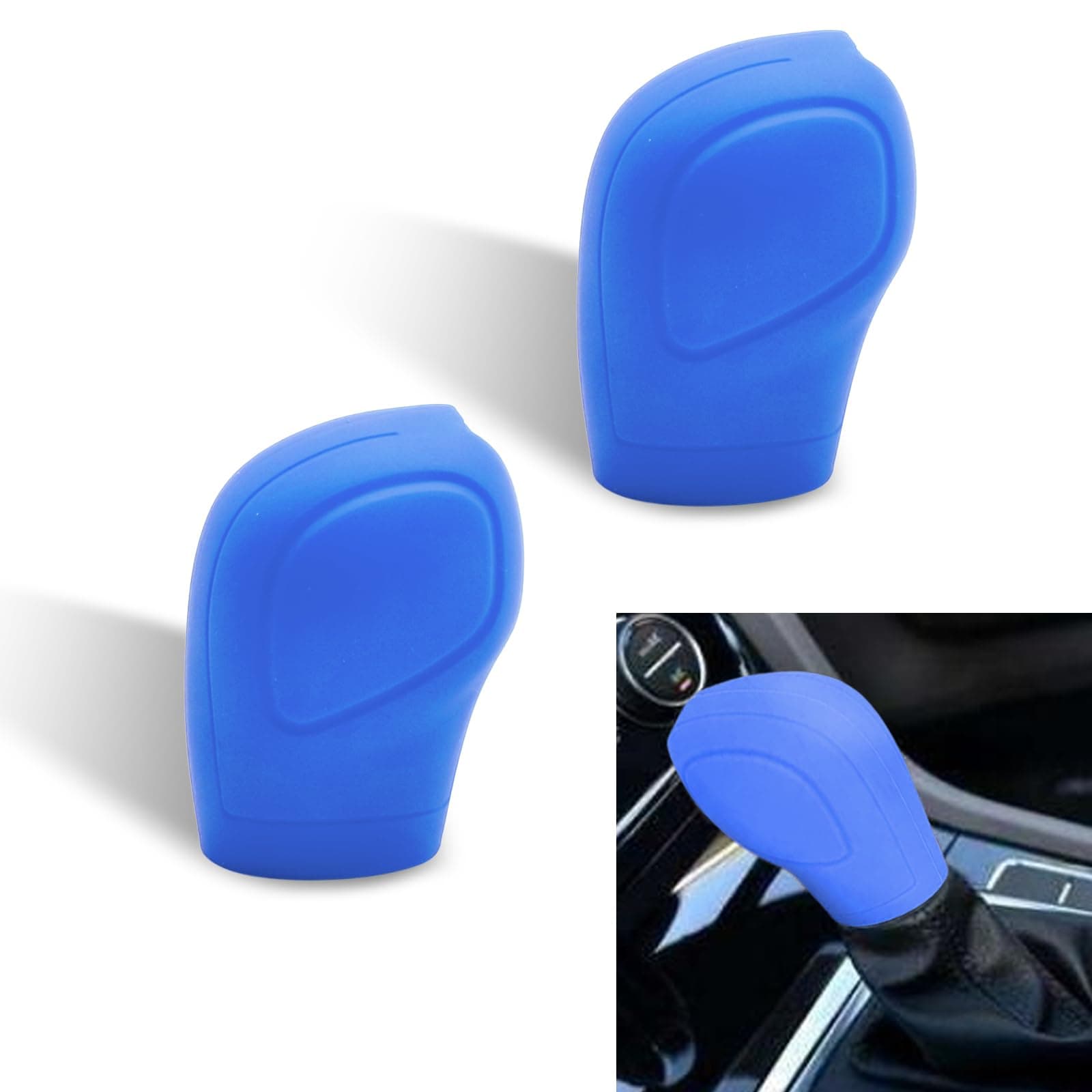 1 PC Universal Car Shift Knob Cover, Comfortable Shifting Universal Anti-Slip Auto Knob Gear Stick Protector for Men Women, Vehicle Accessoriesfor Most Vehicles, Including Cars, Trucks