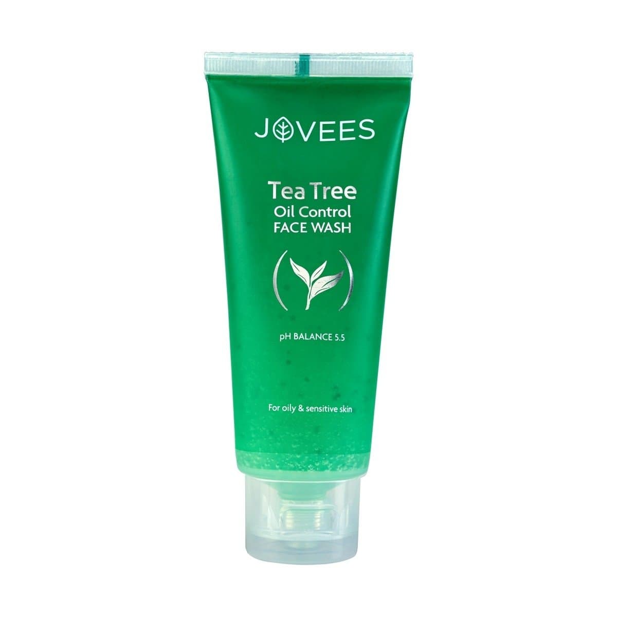 Tea Tree Oil Control Face Wash for Oily & Sensitive Skin | Paraben & Alcohol-Free, Controls Oil, Prevents Breakouts, Remove Dead Skin | Gentle Cleanser For All Skin Types - 50ml
