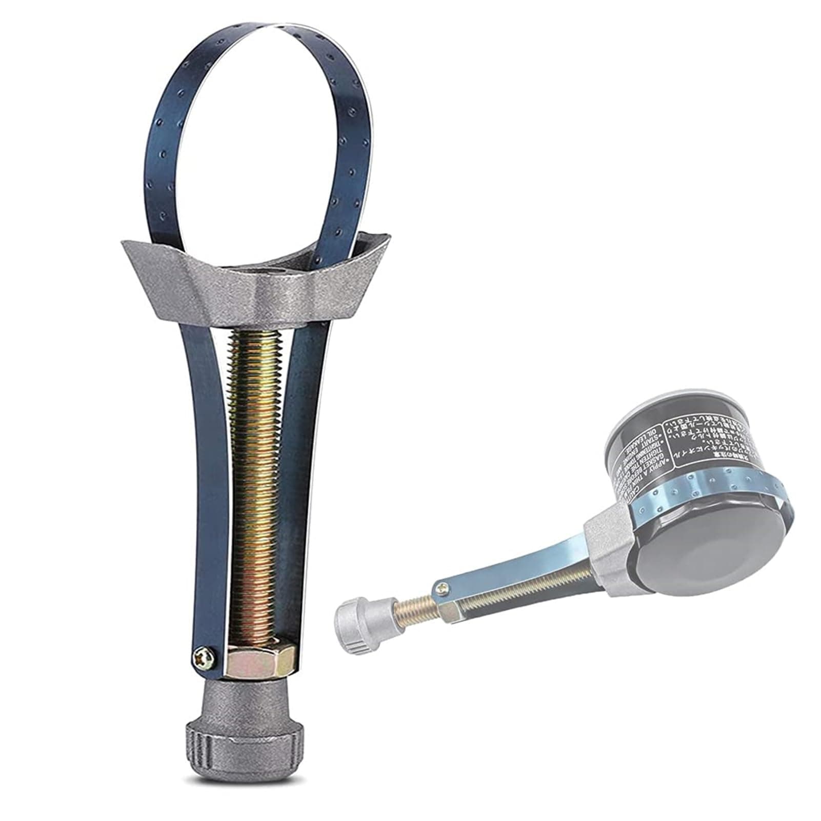 Oil Filter Removal Strap Wrench, Adjustable Oil Filter Removal Tool Oil Filter Wrench Oil Filter Removal Tool for Oil, Car, Truck, 60mm to 120mm HNH