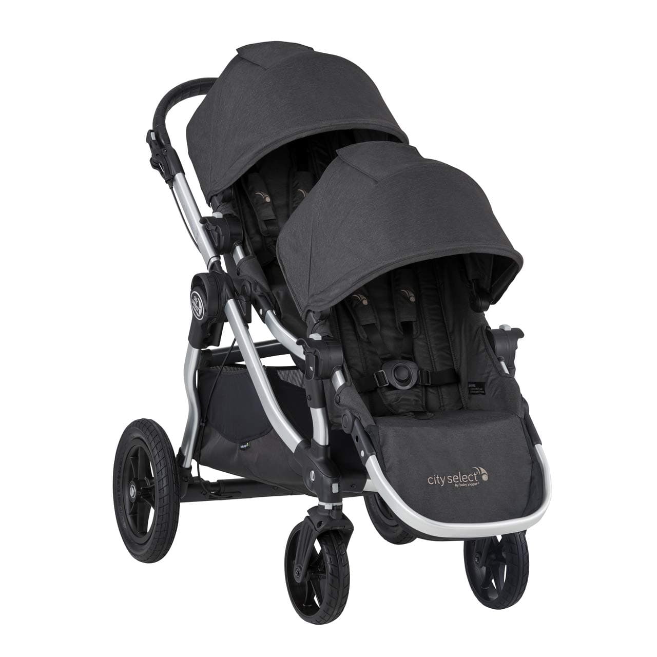 Baby Jogger City Select Double Stroller | 16 Ways to Ride, Jet