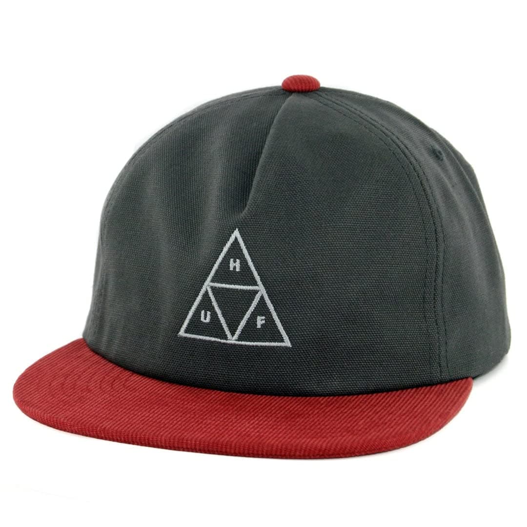 HUFEssentials Unstructured Triple Triangle Snapback Hat