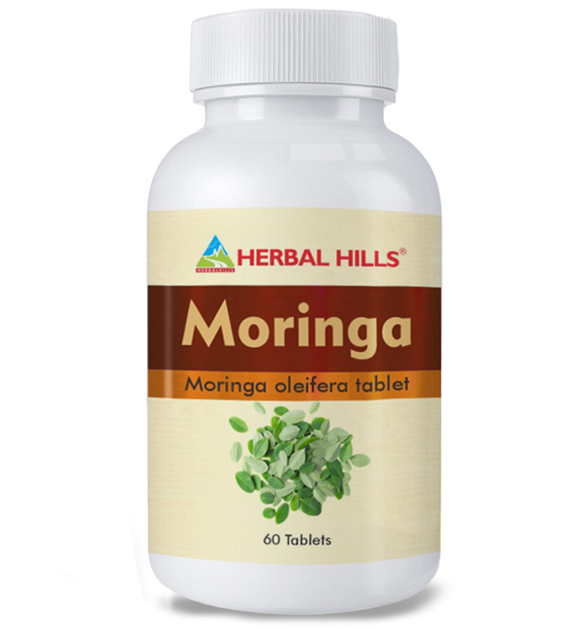 Herbal Hills Moringa Tablets, (60 Tablets Pack) | Boosts Immunity & Daily Nutrition | Supplement For Energy, Wellness & Detox | With Moringa Oleifera Extract