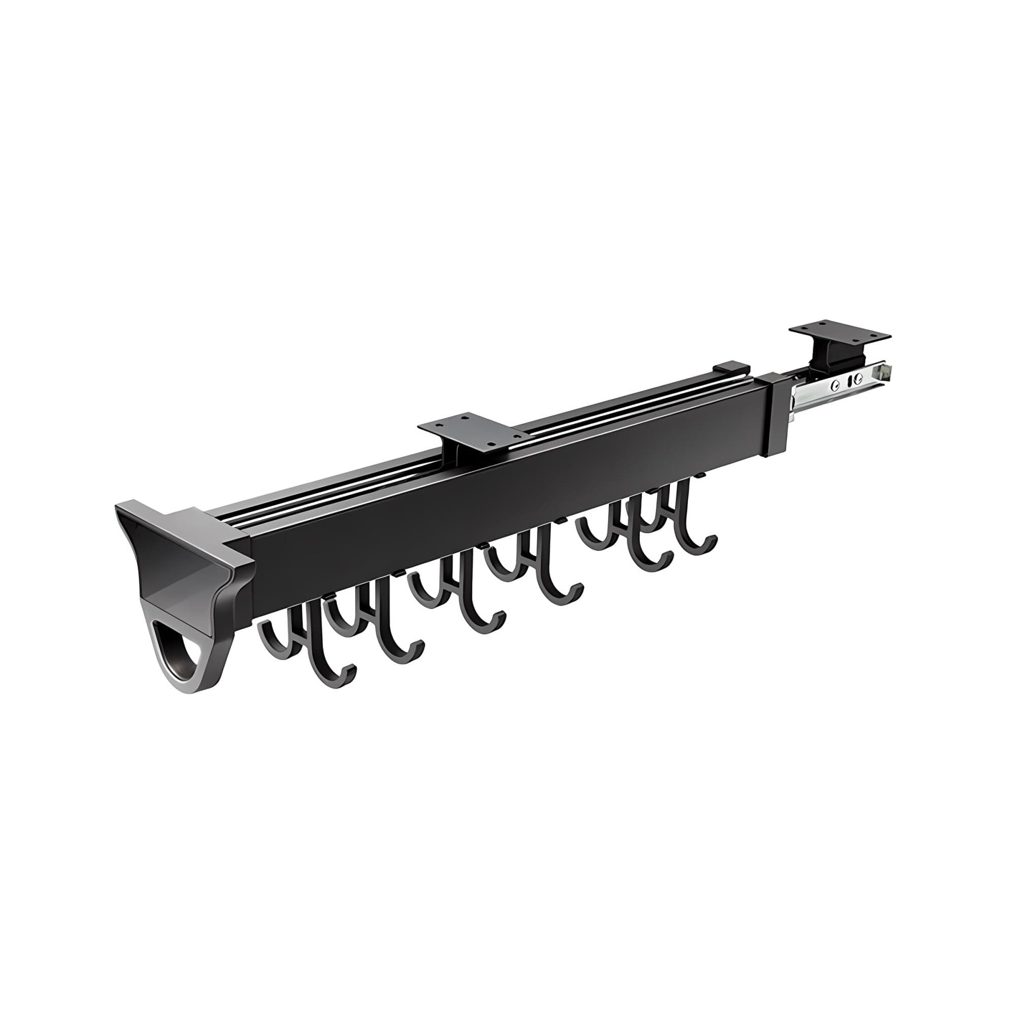 Pull Out Broom Holder, Multifunctional Slide Broom And Mop Organizer/storage, Hanging Garage Storage Rack For Kitchen/Closet/Home/Cupboard/Wardrobe (Size : 56cm/22.0inch)