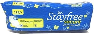 StayfreeSecure Cottony Wings (8 Count)